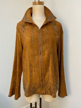 Faux Suede Thunderbird Jacket